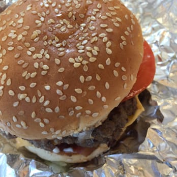 Five Guys - Burger with bacon - Burgers Near Me - Orlando, Florida