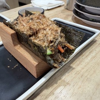 Sushi REV - Salmon Skin Hand Roll - Sushi Bars Near Me - Irvine, California Sushi REV - Salmon Skin Hand Roll - Sushi Bars Near Me - Irvine, California