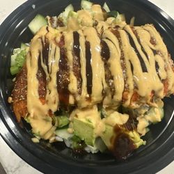 Salmon Bowl (corporate catered event)