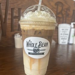 The Whole Bean Coffeehouse - Iced caramel macchiato