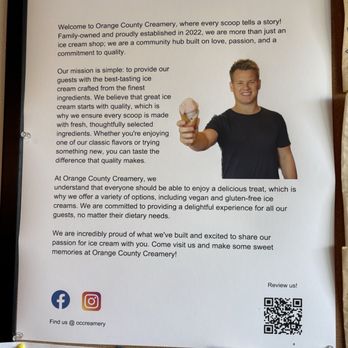 Orange County Creamery - Ice Cream & Frozen Yogurt Near Me - Dana Point, California Orange County Creamery - Ice Cream & Frozen Yogurt Near Me - Dana Point, California