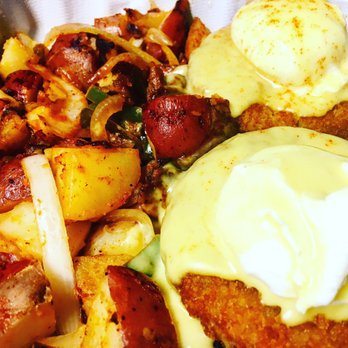 Bill's Cafe - Crab cake Benedict with country potatoes (must try) you won't regret it - American Near Me - San Jose, California Bill's Cafe - Crab cake Benedict with country potatoes (must try) you won't regret it - American Near Me - San Jose, California