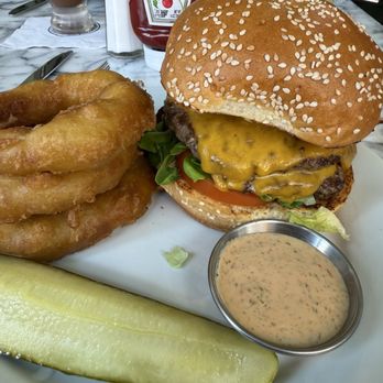 Immigrant Son Caffe - Burger with aioli on the side - Breakfast & Brunch Near Me - Oxnard, California