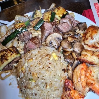 Benihana - Filet Mignon and shrimp hibachi - Japanese Near Me - Edison, New Jersey