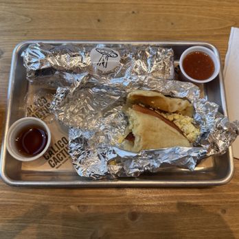 Calico Cactus - Pancake taco that I ate before I took a picture of it because I was starving - Breakfast & Brunch Near Me - Jacksonville, Florida