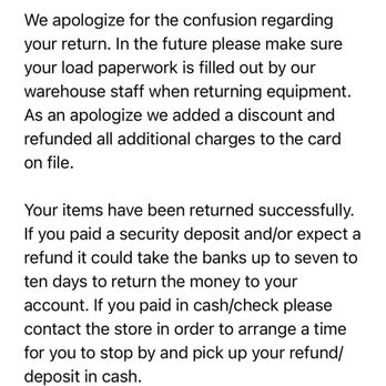 Midwest Rentals - Email after the manager realized the problem was on their end. - Party Equipment Rentals Near Me - Lafayette, Indiana Midwest Rentals - Email after the manager realized the problem was on their end. - Party Equipment Rentals Near Me - Lafayette, Indiana