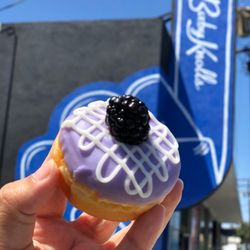 Fresh Prints Design - Small Batch Doughnuts at the Finger Foam outside of Fresh Prints Design Highly recommend you get anything print here!