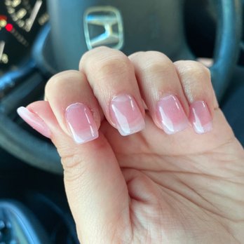 Kathy's Nail - This is fresh out of the salon nails. The ladies were sweet, service was nice.. but I was not happy with my nails - Nail Salons Near Me - Houston, Texas