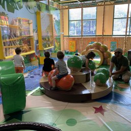 Toddler play area for 4 and under is delightful. Toddler play area for 4 and under is delightful.