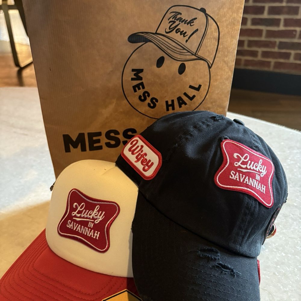 Mess Hall Truck Shop - Two Adult Hats - Hats Near Me - Savannah, Georgia Mess Hall Truck Shop - Two Adult Hats - Hats Near Me - Savannah, Georgia