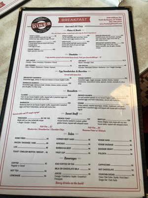 Menu photo 1 Parkway Diner South Burlington, VT Menu photo 1 Parkway Diner South Burlington, VT