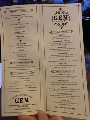 Menu photo 6 Gem Creole Saloon McMinnville, OR Menu photo 6 Gem Creole Saloon McMinnville, OR