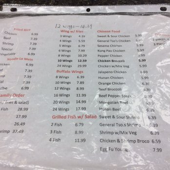Cajun Seafood & Wings - Menu as if 02.13.2017 - Seafood Near Me - Houston, Texas