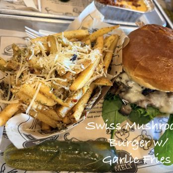 The Melt - Now this one is my #1 burger to get. Mushroom burger is a must try or just get it. It's that good. But don't forget to get your greens. - Sandwiches Near Me - Palo Alto, California The Melt - Now this one is my #1 burger to get. Mushroom burger is a must try or just get it. It's that good. But don't forget to get your greens. - Sandwiches Near Me - Palo Alto, California