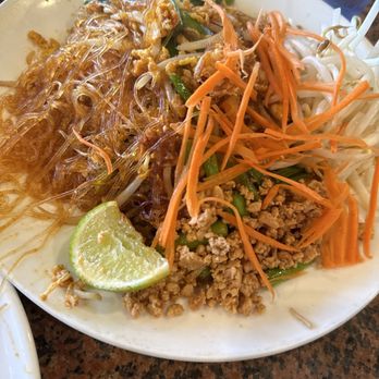 Tantawan Thai Kitchen - Pad Thai with glass noodle - Thai Near Me - Rosemead, California Tantawan Thai Kitchen - Pad Thai with glass noodle - Thai Near Me - Rosemead, California