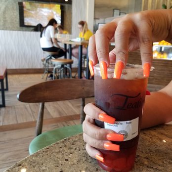 The Teahouse Tapioca & Tea - Orange you glad I posted this strawberry black tea w strawberry hearts pic - Bubble Tea Near Me - Houston, Texas The Teahouse Tapioca & Tea - Orange you glad I posted this strawberry black tea w strawberry hearts pic - Bubble Tea Near Me - Houston, Texas