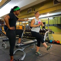 Maximum 28 - All of our classes are taught by personal trainers.