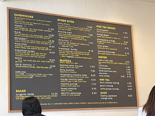 Menu photo 3 Mad Yolks San Jose, CA