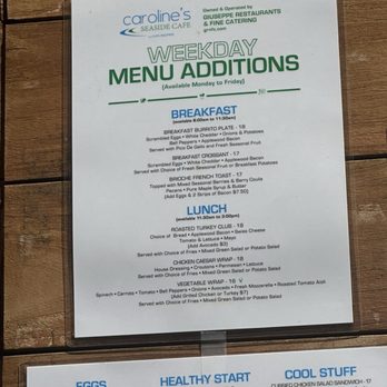 Caroline's Seaside Cafe by Giuseppe - Cafes Near Me - La Jolla, California Caroline's Seaside Cafe by Giuseppe - Cafes Near Me - La Jolla, California