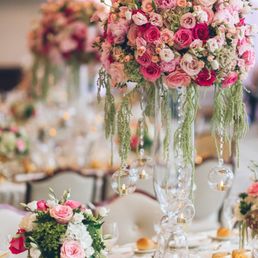 my wedding centerpieces by Fiesta Florist