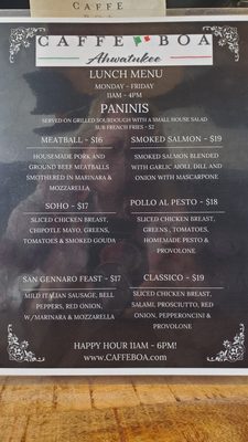 Menu photo 8 Caffe Boa Phoenix, AZ
