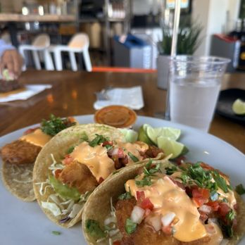 Park Social - Fried Fish Tacos (3) - Bars Near Me - San Diego, California Park Social - Fried Fish Tacos (3) - Bars Near Me - San Diego, California
