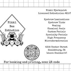Nikki Bee Esthetics - Services offered
