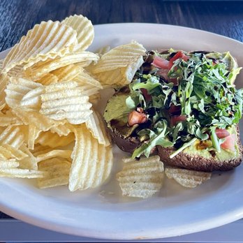Bean Bar - Avocado toast with no egg - Coffee & Tea Near Me - Northbrook, Illinois