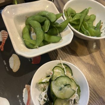 Ninja Sushi - Edamame and cucumber salad - Sushi Bars Near Me - Walnut, California Ninja Sushi - Edamame and cucumber salad - Sushi Bars Near Me - Walnut, California