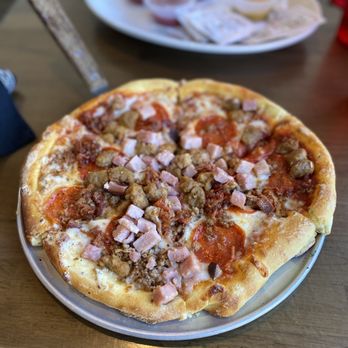 Zax Restaurant - Nothin' but meat pizza, was good, enjoyed the sauce and taste of pizza crust. Cooked perfect! - Pizza Near Me - Moab, Utah Zax Restaurant - Nothin' but meat pizza, was good, enjoyed the sauce and taste of pizza crust. Cooked perfect! - Pizza Near Me - Moab, Utah