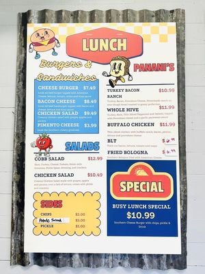 Menu photo 1 The Busy Bee Cafe Lascassas, TN Menu photo 1 The Busy Bee Cafe Lascassas, TN
