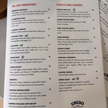 Unido - Menu - Coffee Roasteries Near Me - Washington, DC, District of Columbia