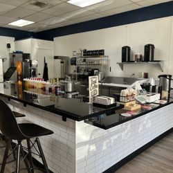 The Boba Club - Front counter with sitting bar area