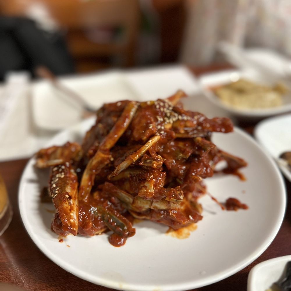 Koreatown - Spicy Marinated Crab at Crab House - Local Flavor Near Me - Los Angeles, California