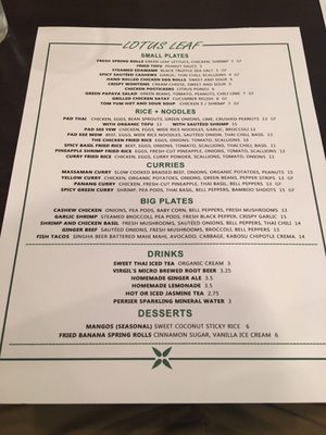 Menu photo 5 Lotus Leaf Eden Prairie, MN
