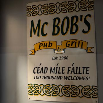 McBob's Pub & Grill - sign - Sandwiches Near Me - Milwaukee, Wisconsin