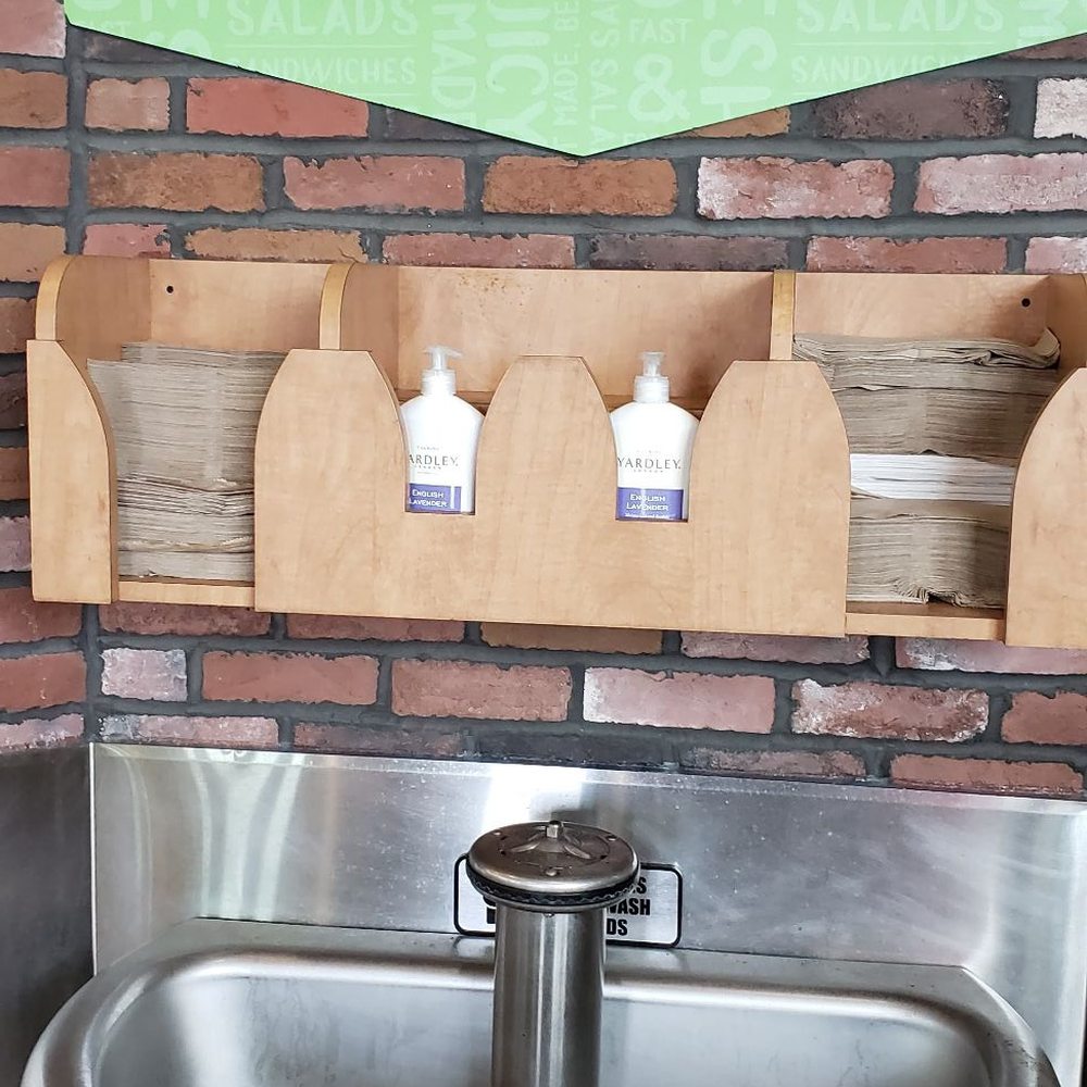 PDQ - Hand washing station - Fast Food Near Me - Concord, North Carolina PDQ - Hand washing station - Fast Food Near Me - Concord, North Carolina
