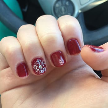 Annie's Nails - Holiday snowflake nails!! - Nail Salons Near Me - San Pedro, California