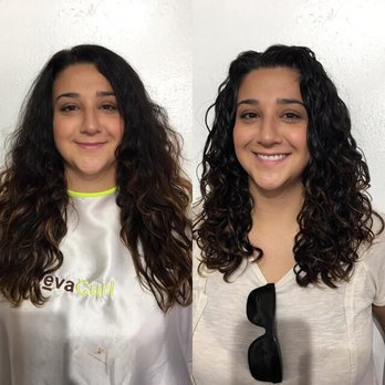 Midtown Curls - Before and after shots! I have never seen my curls like this. I know they have potential after seeing Loni! - Hair Salons Near Me - Reno, Nevada