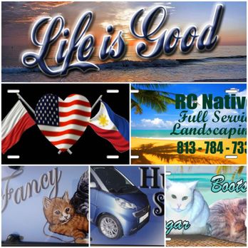 Oldsmar - Hella's Tags n More in Bldg. D-east #8 we can design you Personalized License Plate using digital art We also do Euro and Laser cut Plates. - Flea Markets Near Me - Oldsmar, Florida Oldsmar - Hella's Tags n More in Bldg. D-east #8 we can design you Personalized License Plate using digital art We also do Euro and Laser cut Plates. - Flea Markets Near Me - Oldsmar, Florida