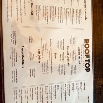 Rooftop - Menu - New American Near Me - Walnut Creek, California Rooftop - Menu - New American Near Me - Walnut Creek, California