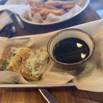 Lazy Dog Restaurant & Bar - French Onion Pastry Puffs 3/10 did not like, like the dip sauce though :) - New American Near Me - Irvine, California Lazy Dog Restaurant & Bar - French Onion Pastry Puffs 3/10 did not like, like the dip sauce though :) - New American Near Me - Irvine, California