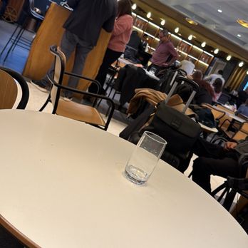 American Express Centurion Lounge - View from a table in the lounge. - Airport Lounges Near Me - Longford, XGL American Express Centurion Lounge - View from a table in the lounge. - Airport Lounges Near Me - Longford, XGL