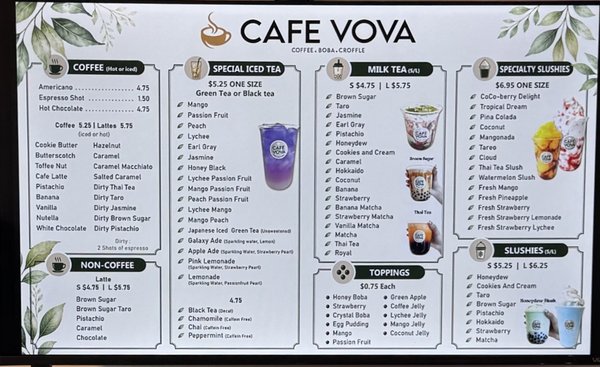 Menu photo 1 Vova Cafe Las Vegas, NV Menu photo 1 Vova Cafe Las Vegas, NV