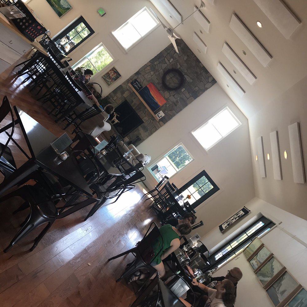 Cunningham Creek Winery - Lots of seating, couches near fireplace - Wineries Near Me - Palmyra, Virginia