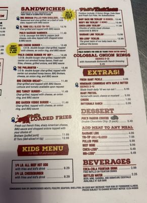Menu photo 6 Phil's BBQ Santee, CA