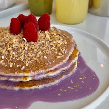 Bites & Bashes Cafe - Ube pancakes - Cafes Near Me - Lomita, California