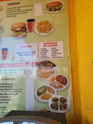 Menu photo 1 Taqueria El Atacor Whittier, CA Menu photo 1 Taqueria El Atacor Whittier, CA