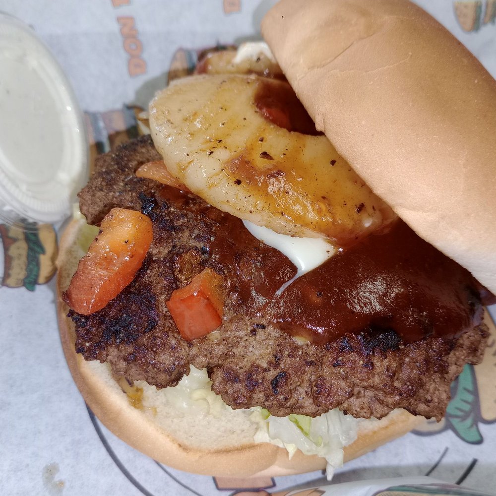 Don Burger - Hawaiian burger - Burgers Near Me - Garland, Texas Don Burger - Hawaiian burger - Burgers Near Me - Garland, Texas