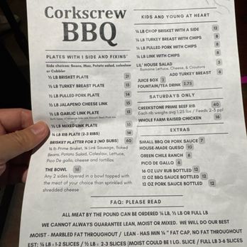 CorkScrew BBQ - Barbeque Near Me - Spring, Texas
